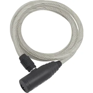 Šport a outdoor | Cyklistika | Cyklodoplnky | Zámky - Force Eco zámok špirálový s držiakom 120 cm/8 mm, číry Šport a outdoor | Cyklistika | Cyklodoplnky | Zámky - Force Eco zámok špirálový s držiakom 120 cm/8 mm, číry