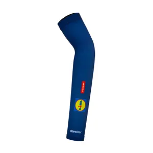 SANTINI Cyklistické návleky na ruky - LIDL TREK 2024 - modrá SANTINI Cyklistické návleky na ruky - LIDL TREK 2024 - modrá