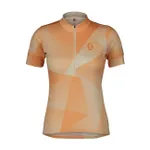 SCOTT Cyklistický dres s krátkym rukávom - ENDURANCE 15 W - žltá/oranžová SCOTT Cyklistický dres s krátkym rukávom - ENDURANCE 15 W - žltá/oranžová