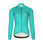 RIVANELLE Cyklistický dres s dlhým rukávom zimný - STARLIGHT WINTER - tyrkysová RIVANELLE Cyklistický dres s dlhým rukávom zimný - STARLIGHT WINTER - tyrkysová