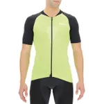UYN Cyklistický dres s krátkym rukávom - BIKING GRANFONDO - čierna/zelená UYN Cyklistický dres s krátkym rukávom - BIKING GRANFONDO - čierna/zelená