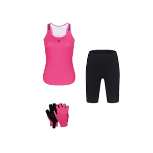 RIVANELLE Cyklistický mega set - SPARK - ružová/čierna RIVANELLE Cyklistický mega set - SPARK - ružová/čierna