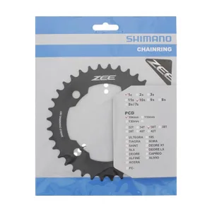 SHIMANO prevodník - ZEE M640 36 - čierna SHIMANO prevodník - ZEE M640 36 - čierna