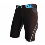 HAVEN Cyklistické nohavice krátke bez trakov - SINGLETRAIL LADY - čierna/modrá HAVEN Cyklistické nohavice krátke bez trakov - SINGLETRAIL LADY - čierna/modrá