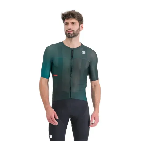 Pánsky cyklistický dres s krátkym rukávom SPORTFUL Light pro jersey, shaded green Pánsky cyklistický dres s krátkym rukávom SPORTFUL Light pro jersey, shaded green