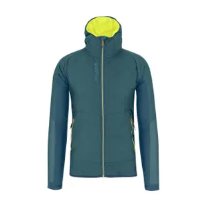 KARPOS Cyklistická vetruodolná bunda - LAVAREDO EVO - modrá/žltá KARPOS Cyklistická vetruodolná bunda - LAVAREDO EVO - modrá/žltá