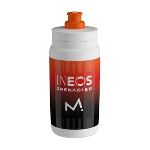 ELITE Cyklistická fľaša na vodu - FLY 550 INEOS GRENADIER 2025 - biela/červená/čierna ELITE Cyklistická fľaša na vodu - FLY 550 INEOS GRENADIER 2025 - biela/červená/čierna
