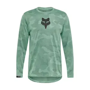 FOX Cyklistický dres s dlhým rukávom letný - RENGER TRUDRI LS - zelená FOX Cyklistický dres s dlhým rukávom letný - RENGER TRUDRI LS - zelená