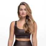 ATHLEEYA Podprsenka - ALLURE SHINE - hnedá ATHLEEYA Podprsenka - ALLURE SHINE - hnedá