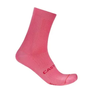 CASTELLI Cyklistické ponožky klasické - ESPRESSO 2 W - ružová CASTELLI Cyklistické ponožky klasické - ESPRESSO 2 W - ružová