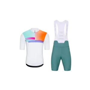 HOLOKOLO Cyklistický krátky dres a krátke nohavice - SPECTRO - modrá/biela HOLOKOLO Cyklistický krátky dres a krátke nohavice - SPECTRO - modrá/biela