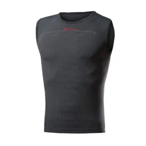 BIOTEX Cyklistické tričko bez rukávov - CANOTTA + CARBON - čierna BIOTEX Cyklistické tričko bez rukávov - CANOTTA + CARBON - čierna