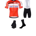 BONAVELO Cyklistický mega set - KATUSHA - čierna/červená/biela BONAVELO Cyklistický mega set - KATUSHA - čierna/červená/biela