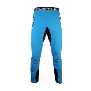 HAVEN Cyklistické nohavice dlhé bez trakov - NALISHA LONG - modrá/biela HAVEN Cyklistické nohavice dlhé bez trakov - NALISHA LONG - modrá/biela