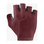 CASTELLI Cyklistické rukavice krátkoprsté - PREMIO EVO - bordová CASTELLI Cyklistické rukavice krátkoprsté - PREMIO EVO - bordová