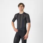 CASTELLI Cyklistický dres s krátkym rukávom - A/C - čierna CASTELLI Cyklistický dres s krátkym rukávom - A/C - čierna