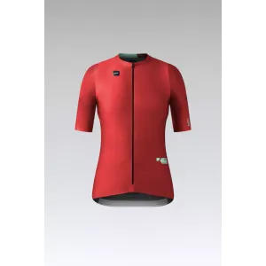 GOBIK Cyklistický dres s krátkym rukávom - ATTITUDE 2.0 - červená/bordová/oranžová GOBIK Cyklistický dres s krátkym rukávom - ATTITUDE 2.0 - červená/bordová/oranžová