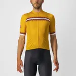 CASTELLI Cyklistický dres s krátkym rukávom - GRIMPEUR - žltá CASTELLI Cyklistický dres s krátkym rukávom - GRIMPEUR - žltá