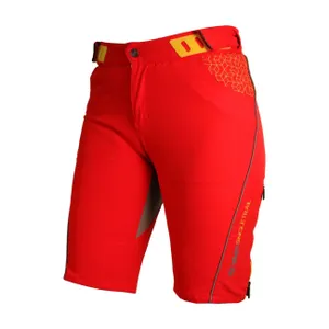 HAVEN Cyklistické nohavice krátke bez trakov - SINGLETRAIL WMS - červená HAVEN Cyklistické nohavice krátke bez trakov - SINGLETRAIL WMS - červená
