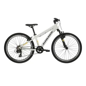 Kross Dust JR 1.0 šedá/čierna/lesk - S (12", 130-150 cm) Kross Dust JR 1.0 šedá/čierna/lesk - S (12", 130-150 cm)