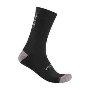 CASTELLI Cyklistické ponožky klasické - VENTI SOFT MERINO - čierna CASTELLI Cyklistické ponožky klasické - VENTI SOFT MERINO - čierna