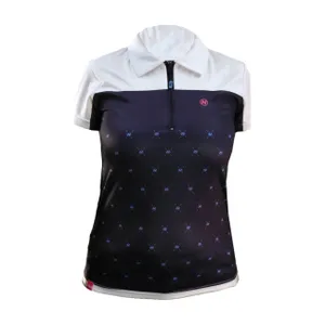 HAVEN Cyklistický dres s krátkym rukávom - CITYR-ID WOMEN - modrá/biela HAVEN Cyklistický dres s krátkym rukávom - CITYR-ID WOMEN - modrá/biela