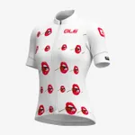 ALÉ Cyklistický dres s krátkym rukávom - SMILE LADY - biela ALÉ Cyklistický dres s krátkym rukávom - SMILE LADY - biela