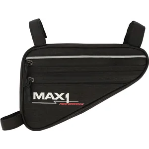 Šport a outdoor | Cyklistika | Cyklodoplnky | Tašky - MAX1 Triangle M - brašna na rám, čierna Šport a outdoor | Cyklistika | Cyklodoplnky | Tašky - MAX1 Triangle M - brašna na rám, čierna