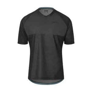 GIRO Cyklistický dres s krátkym rukávom - ROUST - čierna/šedá GIRO Cyklistický dres s krátkym rukávom - ROUST - čierna/šedá