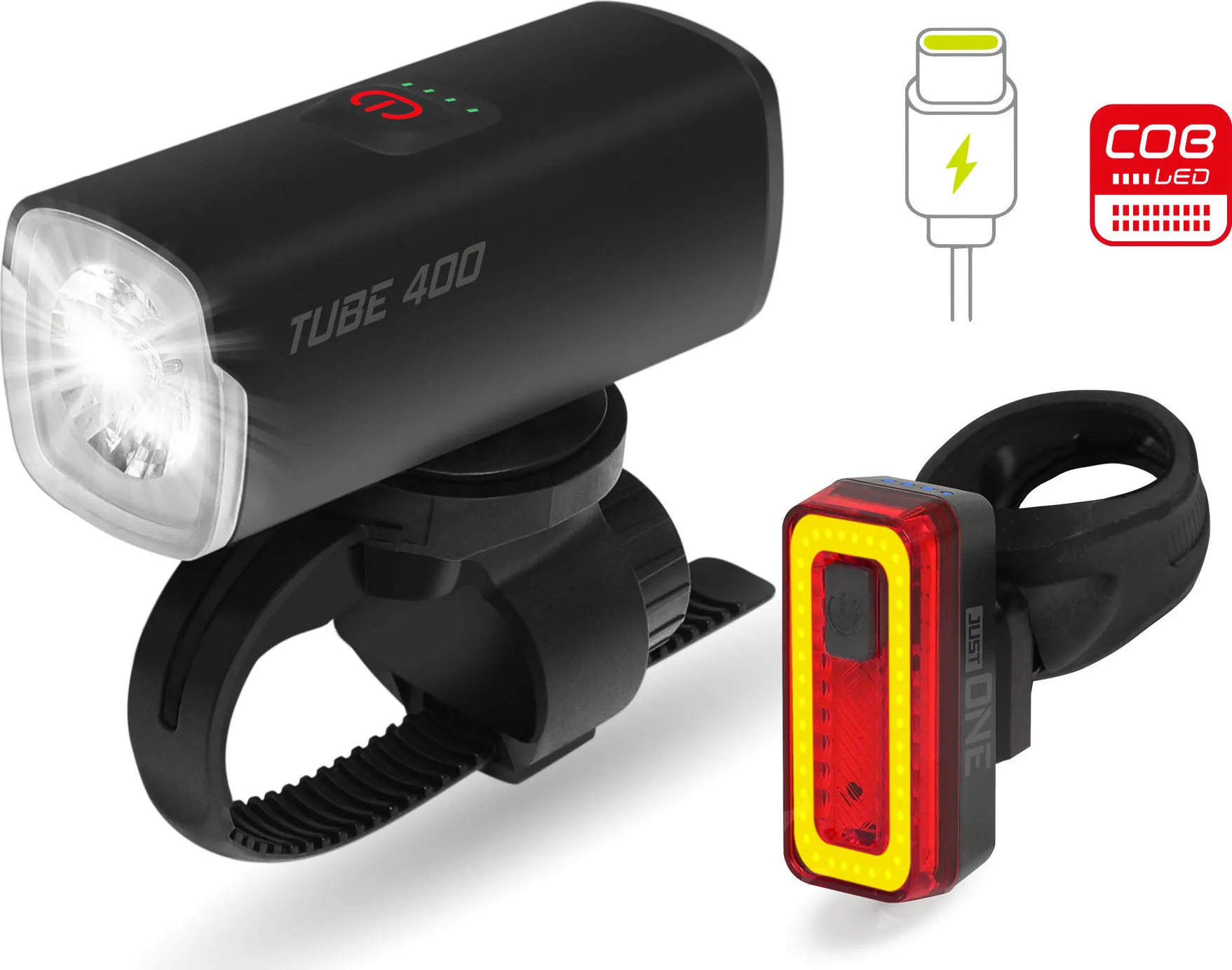 Šport a outdoor | Cyklistika | Cyklodoplnky | Svetlá - One Tube 400 Set Šport a outdoor | Cyklistika | Cyklodoplnky | Svetlá - One Tube 400 Set