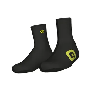 ALÉ Cyklistické návleky na tretry - NEOPRENE - čierna/žltá ALÉ Cyklistické návleky na tretry - NEOPRENE - čierna/žltá