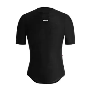 SANTINI Cyklistické tričko s krátkym rukávom - DRY - čierna SANTINI Cyklistické tričko s krátkym rukávom - DRY - čierna