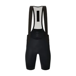 SANTINI Cyklistické nohavice krátke s trakmi - PLUSH - čierna SANTINI Cyklistické nohavice krátke s trakmi - PLUSH - čierna