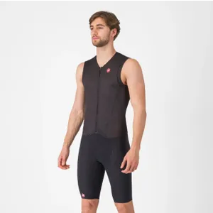 CASTELLI Cyklistická kombinéza - FREE SANREMO 3 - čierna CASTELLI Cyklistická kombinéza - FREE SANREMO 3 - čierna