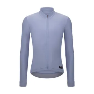SANTINI Cyklistický dres s dlhým rukávom zimný - RTR - modrá SANTINI Cyklistický dres s dlhým rukávom zimný - RTR - modrá