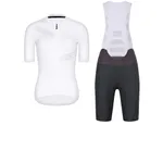 RIVANELLE Cyklistický krátky dres a krátke nohavice - CRYSTELLE - antracitová/biela RIVANELLE Cyklistický krátky dres a krátke nohavice - CRYSTELLE - antracitová/biela