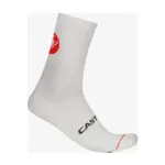 CASTELLI Cyklistické ponožky klasické - ENTRATA 12 - biela CASTELLI Cyklistické ponožky klasické - ENTRATA 12 - biela