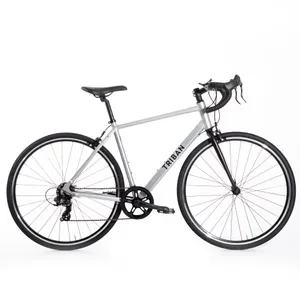 Gravel bicykel - Pánsky cestný bicykel RC 100 sivý Gravel bicykel - Pánsky cestný bicykel RC 100 sivý