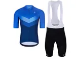 HOLOKOLO Cyklistický krátky dres a krátke nohavice - ARROW II - modrá/čierna HOLOKOLO Cyklistický krátky dres a krátke nohavice - ARROW II - modrá/čierna