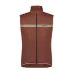 SHIMANO Cyklistická vesta - EVOLVE WIND INSULATED - hnedá SHIMANO Cyklistická vesta - EVOLVE WIND INSULATED - hnedá