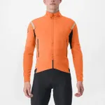 CASTELLI Cyklistická zateplená bunda - PERFETTO RoS 2 CONVERTIBLE - oranžová CASTELLI Cyklistická zateplená bunda - PERFETTO RoS 2 CONVERTIBLE - oranžová