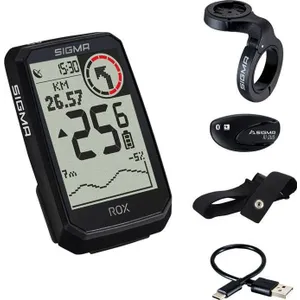 Šport a outdoor | Cyklistika | Cyklocomputery a navigácie | Cyklocomputery - Sigma Rox 4.0 Endurance HR Set čierny Šport a outdoor | Cyklistika | Cyklocomputery a navigácie | Cyklocomputery - Sigma Rox 4.0 Endurance HR Set čierny