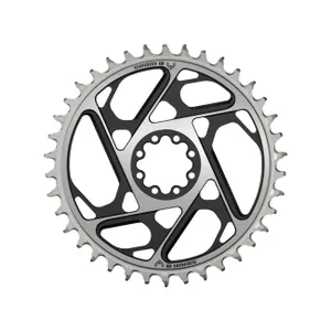 SRAM prevodník - T-TYPE 38T 3mm - strieborná/čierna SRAM prevodník - T-TYPE 38T 3mm - strieborná/čierna