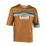LEATT Cyklistický dres s krátkym rukávom - MTB ENDURO 3.0 - hnedá LEATT Cyklistický dres s krátkym rukávom - MTB ENDURO 3.0 - hnedá