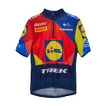 SANTINI Cyklistický dres s krátkym rukávom - LIDL TREK 2025 - viacfarebná SANTINI Cyklistický dres s krátkym rukávom - LIDL TREK 2025 - viacfarebná