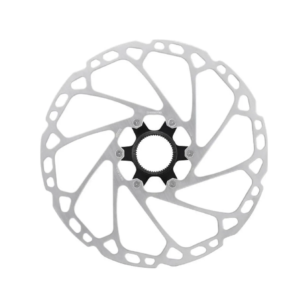 SHIMANO brzdový kotúč - DEORE RT64 220mm - strieborná SHIMANO brzdový kotúč - DEORE RT64 220mm - strieborná