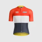 SPORTFUL Cyklistický dres s krátkym rukávom - SUPERNOVA HERITAGE - modrá/biela/červená/žltá SPORTFUL Cyklistický dres s krátkym rukávom - SUPERNOVA HERITAGE - modrá/biela/červená/žltá