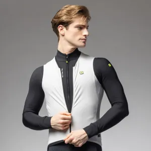 ALÉ Cyklistická vesta - PR-E THERMO 2.0 - biela ALÉ Cyklistická vesta - PR-E THERMO 2.0 - biela