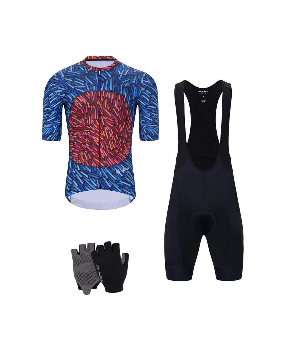 HOLOKOLO Cyklistický mega set - TAMELESS - červená/čierna/modrá HOLOKOLO Cyklistický mega set - TAMELESS - červená/čierna/modrá