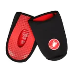 CASTELLI Cyklistické návleky na tretry - TOE THINGY 2 - červená/čierna CASTELLI Cyklistické návleky na tretry - TOE THINGY 2 - červená/čierna
